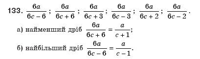 Алгебра 8 клас Бевз Г.П., Бевз В.Г. Задание 133