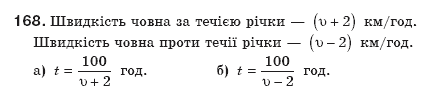 Алгебра 8 клас Бевз Г.П., Бевз В.Г. Задание 168