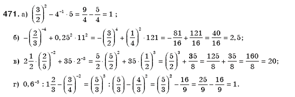 Алгебра 8 клас Бевз Г.П., Бевз В.Г. Задание 471
