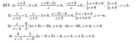 Алгебра 8 клас Iстер О.С. Задание 217