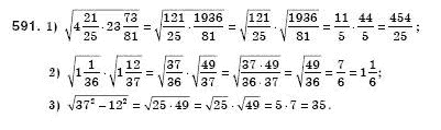 Алгебра 8 клас Iстер О.С. Задание 591