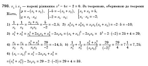 Алгебра 8 клас Iстер О.С. Задание 798