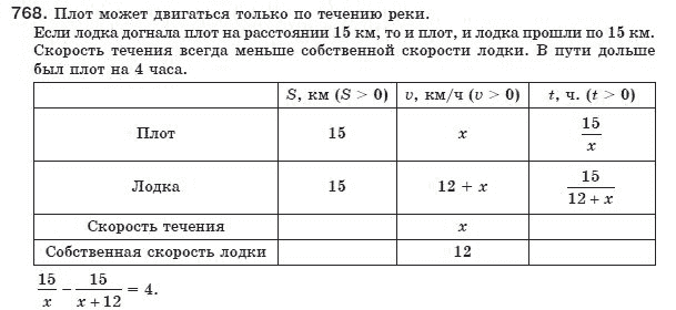 Алгебра 8 класс (для русских школ) Мерзляк А.Г., Полонский В.Б., Якир М.С. Задание 768