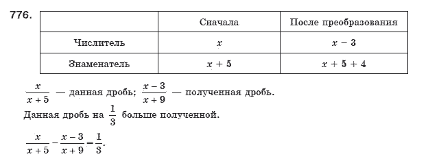 Алгебра 8 класс (для русских школ) Мерзляк А.Г., Полонский В.Б., Якир М.С. Задание 776