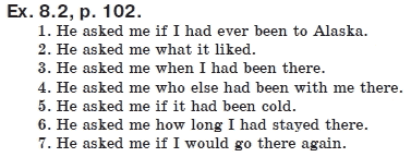 Англiйська мова 8 клас Л.В. Биркун Страница str102
