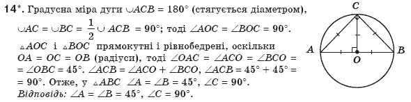 Геометрiя 8 клас Апостолова Г.В. Задание 14