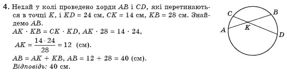 Геометрiя 8 клас Апостолова Г.В. Задание 4