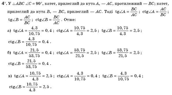 Геометрiя 8 клас Апостолова Г.В. Задание 4