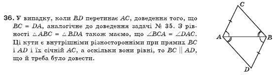 Геометрiя 8 клас Бевз Г.П. та інші Задание 36