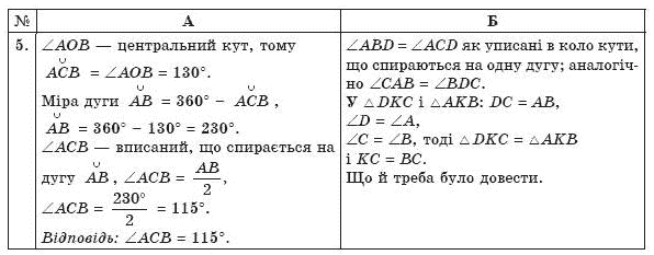 Геометрiя 8 клас Бевз Г.П. та інші Задание 5