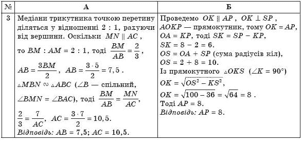 Геометрiя 8 клас Бевз Г.П. та інші Задание 3