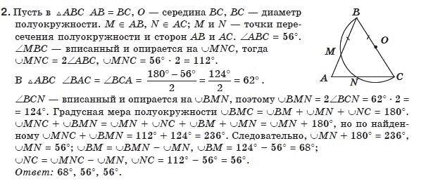 Геометрия 8 класс (для русских школ) Апостолова Г.В. Вариант 2