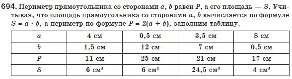 Геометрия 8 класс (для русских школ) Бурда М.И., Тарасенкова Н.А. Задание 694