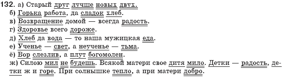 Русский язык 8 класс Рудяков А.Н., Фролова Т.Я. Задание 132