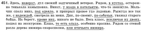 Русский язык 8 класс Рудяков А.Н., Фролова Т.Я. Задание 451