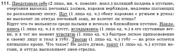 Русский язык 8 класс Давидюк Л., Стативка В. Задание 111