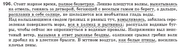 Русский язык 8 класс Давидюк Л., Стативка В. Задание 196