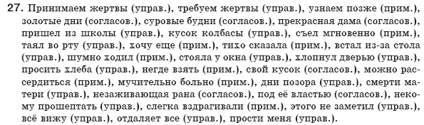 Русский язык 8 класс Давидюк Л., Стативка В. Задание 27