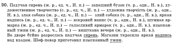 Русский язык 8 класс Давидюк Л., Стативка В. Задание 30