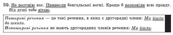 Украинский язык 8 класс (для русских школ) Н.В. Бондаренко, А.В. Ярмолюк Задание 59