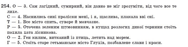 Українська мова 8 клас (для русских школ) О. Заболотний та ін. Задание 254