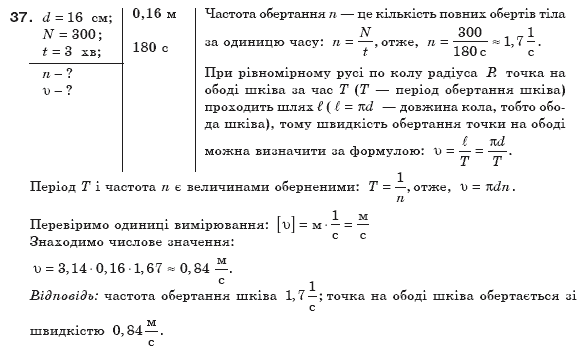 Фiзика 8 клас Сиротюк В. Задание 37