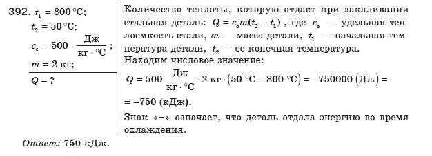 Физика 8 класс (для русских школ) Сиротюк В.Д. Задание 392