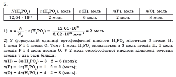Хiмiя 8 клас П.П. Попель, Л.С. Крикля Задание 5