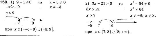 Алгебра 9 клас (12-річна програма) Мерзляк А.Г., Полонский В.Б., Якiр М.С. Задание 150
