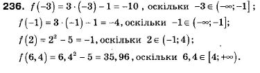 Алгебра 9 клас (12-річна програма) Мерзляк А.Г., Полонский В.Б., Якiр М.С. Задание 236