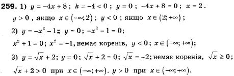 Алгебра 9 клас (12-річна програма) Мерзляк А.Г., Полонский В.Б., Якiр М.С. Задание 259