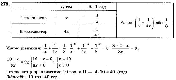 Алгебра 9 клас (12-річна програма) Мерзляк А.Г., Полонский В.Б., Якiр М.С. Задание 279