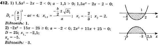 Алгебра 9 клас (12-річна програма) Мерзляк А.Г., Полонский В.Б., Якiр М.С. Задание 412