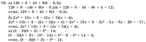 Алгебра 9 клас Кравчук В.Р., Янченко Г.М., Пiдручна М.В. Задание 15