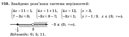 Алгебра 9 клас Кравчук В.Р., Янченко Г.М., Пiдручна М.В. Задание 158