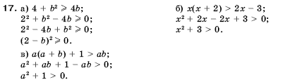 Алгебра 9 клас Кравчук В.Р., Янченко Г.М., Пiдручна М.В. Задание 17