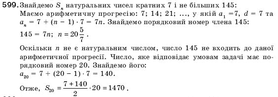 Алгебра 9 клас Кравчук В.Р., Янченко Г.М., Пiдручна М.В. Задание 599