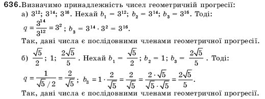 Алгебра 9 клас Кравчук В.Р., Янченко Г.М., Пiдручна М.В. Задание 636