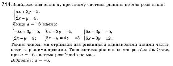 Алгебра 9 клас Кравчук В.Р., Янченко Г.М., Пiдручна М.В. Задание 714