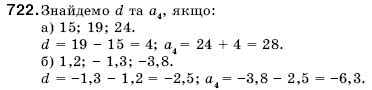 Алгебра 9 клас Кравчук В.Р., Янченко Г.М., Пiдручна М.В. Задание 722