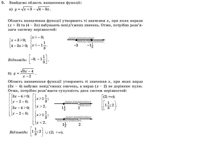 Алгебра 9 клас Кравчук В.Р., Янченко Г.М., Пiдручна М.В. Задание 5