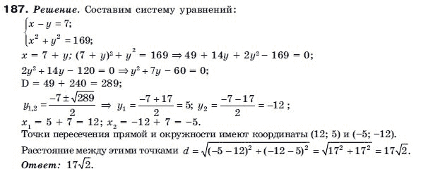 Алгебра 9 класс (для русских школ) Бевз Г.П. Задание 187