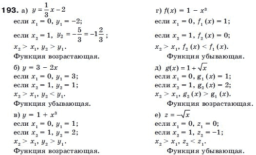 Алгебра 9 класс (для русских школ) Бевз Г.П. Задание 193