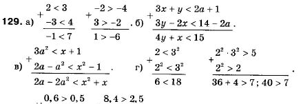 Алгебра 9 класс (12-річна програма) Мальований Ю.I., Литвиненко Г.М., Возняк Г.М. Задание 129