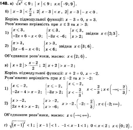 Алгебра 9 класс (12-річна програма) Мальований Ю.I., Литвиненко Г.М., Возняк Г.М. Задание 148