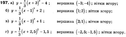 Алгебра 9 класс (12-річна програма) Мальований Ю.I., Литвиненко Г.М., Возняк Г.М. Задание 197