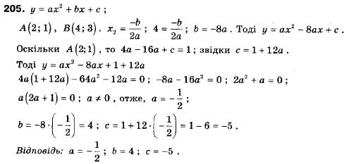 Алгебра 9 класс (12-річна програма) Мальований Ю.I., Литвиненко Г.М., Возняк Г.М. Задание 205