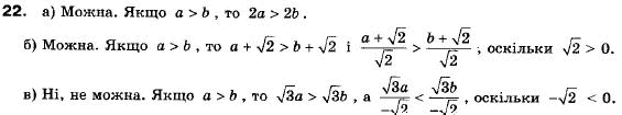 Алгебра 9 класс (12-річна програма) Мальований Ю.I., Литвиненко Г.М., Возняк Г.М. Задание 22