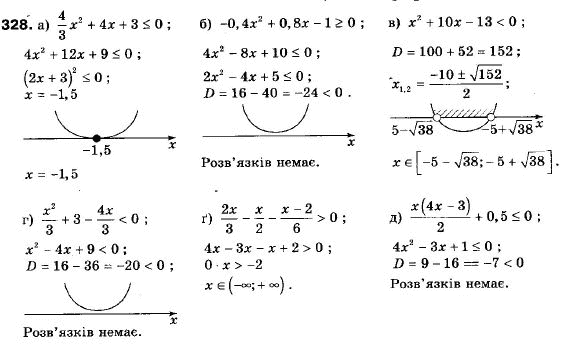 Алгебра 9 класс (12-річна програма) Мальований Ю.I., Литвиненко Г.М., Возняк Г.М. Задание 328
