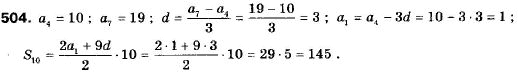 Алгебра 9 класс (12-річна програма) Мальований Ю.I., Литвиненко Г.М., Возняк Г.М. Задание 504